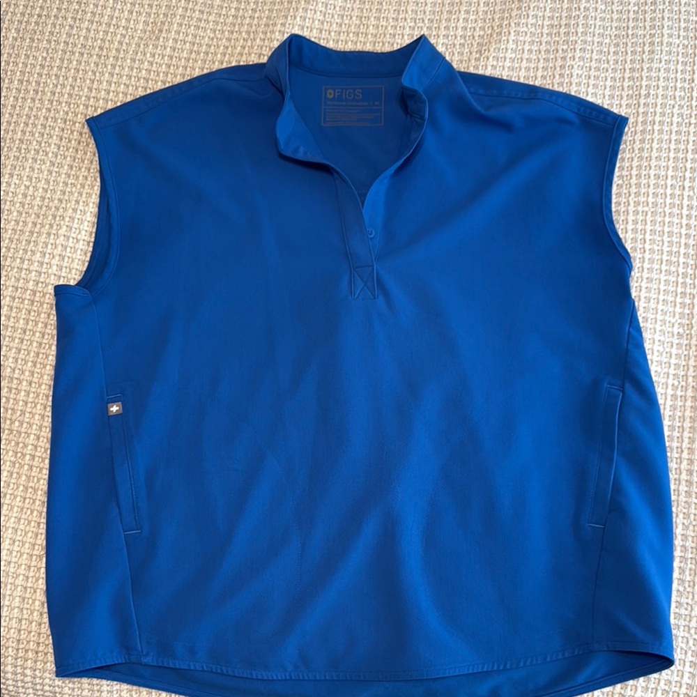 Rafaela Oversized Scrub Top•M•Royal Blue